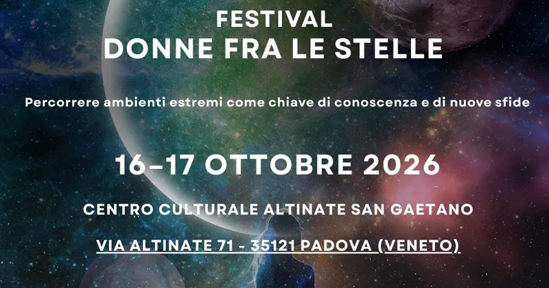 Festival Donne fra le Stelle 2026