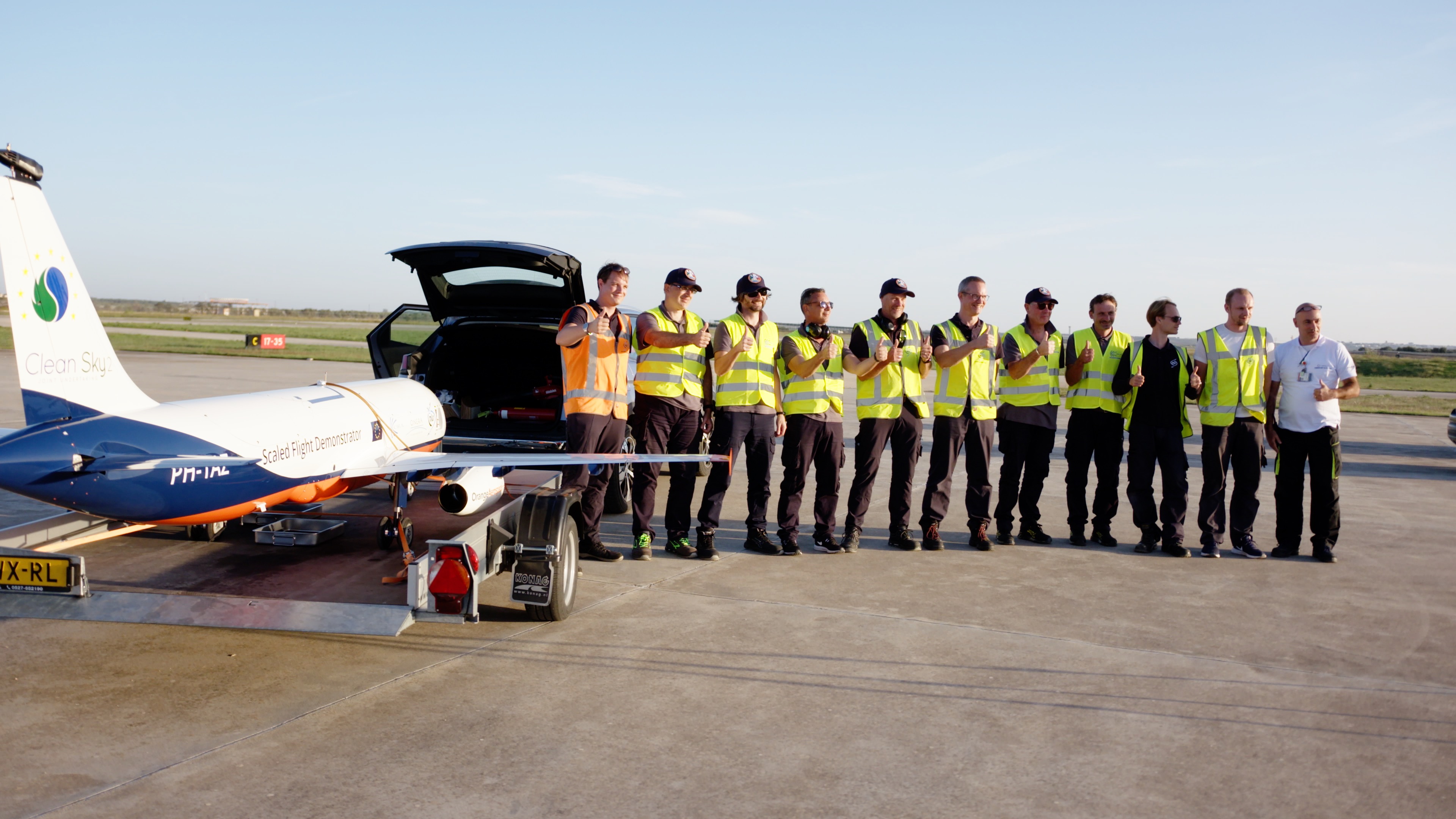 Clean Aviation, concluse presso l’aeroporto di Grottaglie le prove in volo del dimostratore in scala