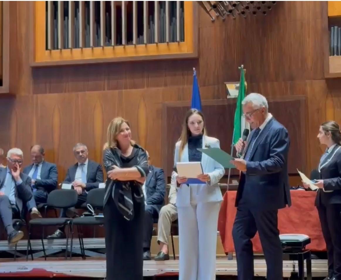 Premio Internazionale Sebetia-Ter a Stefania Cantoni, Direttore Generale del CIRA 