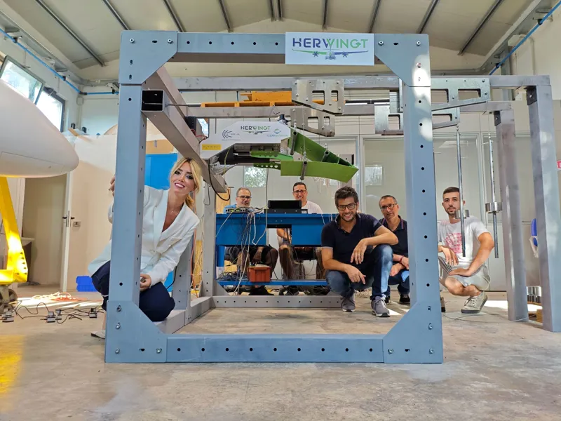 HERWINGT: completata con successo la campagna di validazione sperimentale del dimostratore di flap morphing