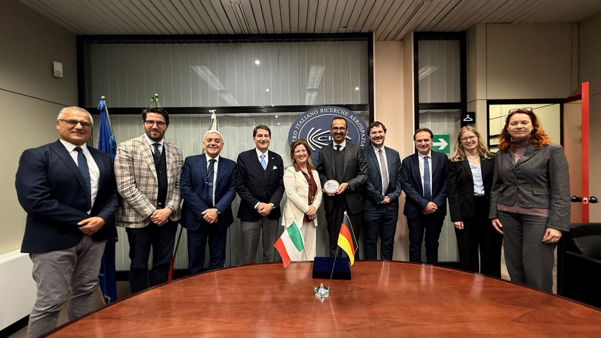 Cooperazione scientifica Italia-Germania: delegazione tedesca in visita al CIRA